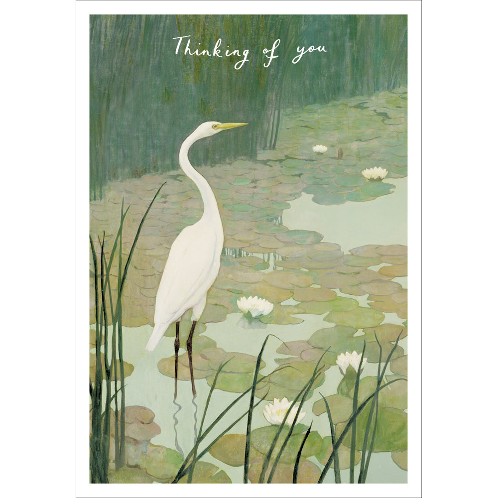 Herons In Summer 1941 Art Thinking Of You Card from Penny Black