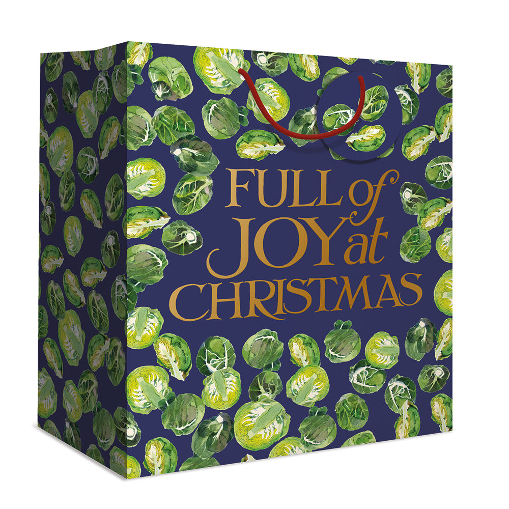 Sprouts Emma Bridgewater Christmas Large Gift Bag by penny black - side view