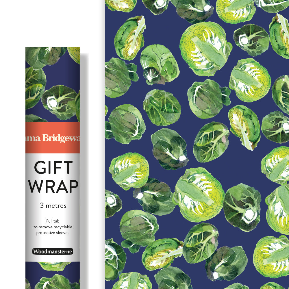 Sprouts Emma Bridgewater Christmas Wrapping Paper 3m - roll and sample by penny black