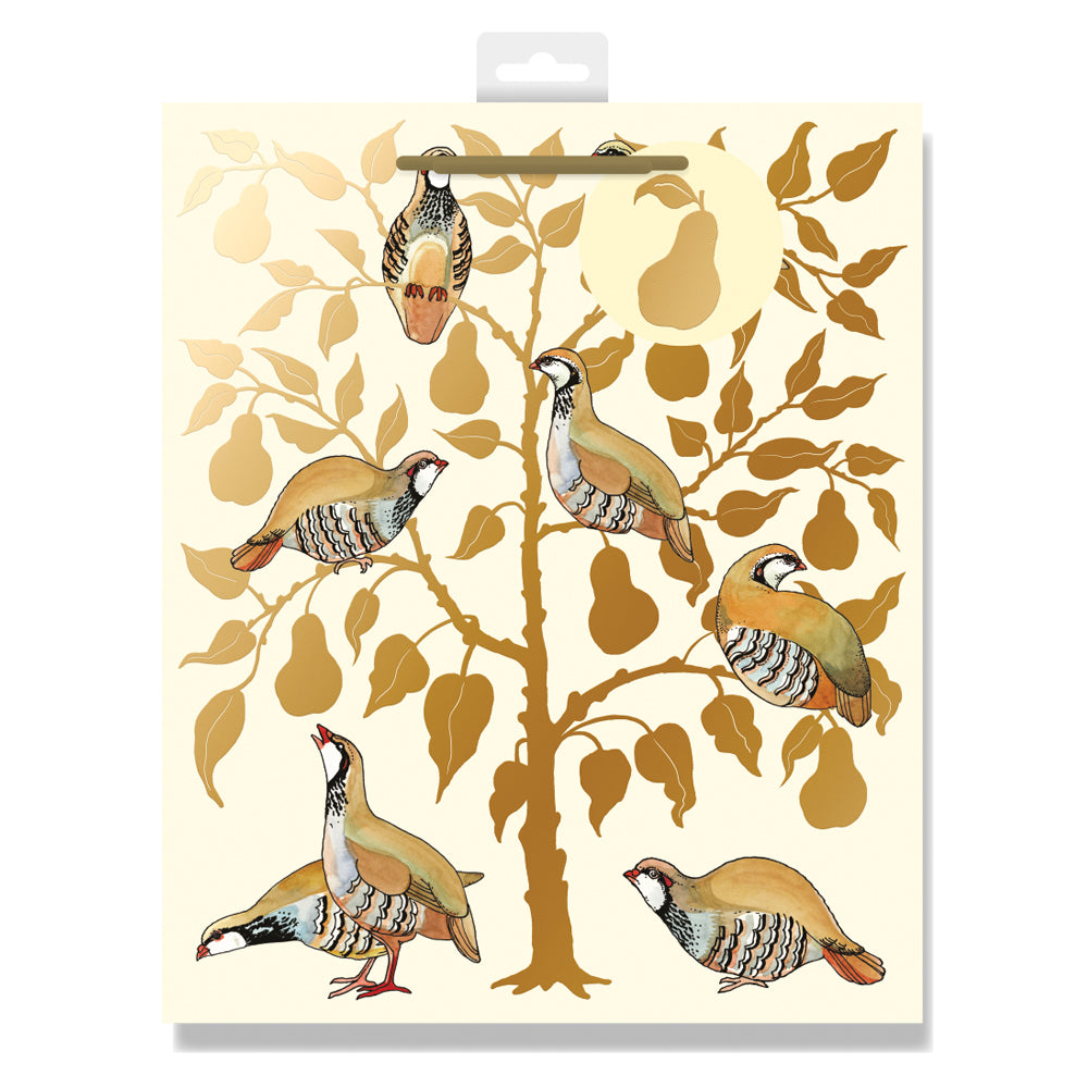 Emma Bridgewater Partridge In A Pair Tree Large Christmas Gift Bag by penny black