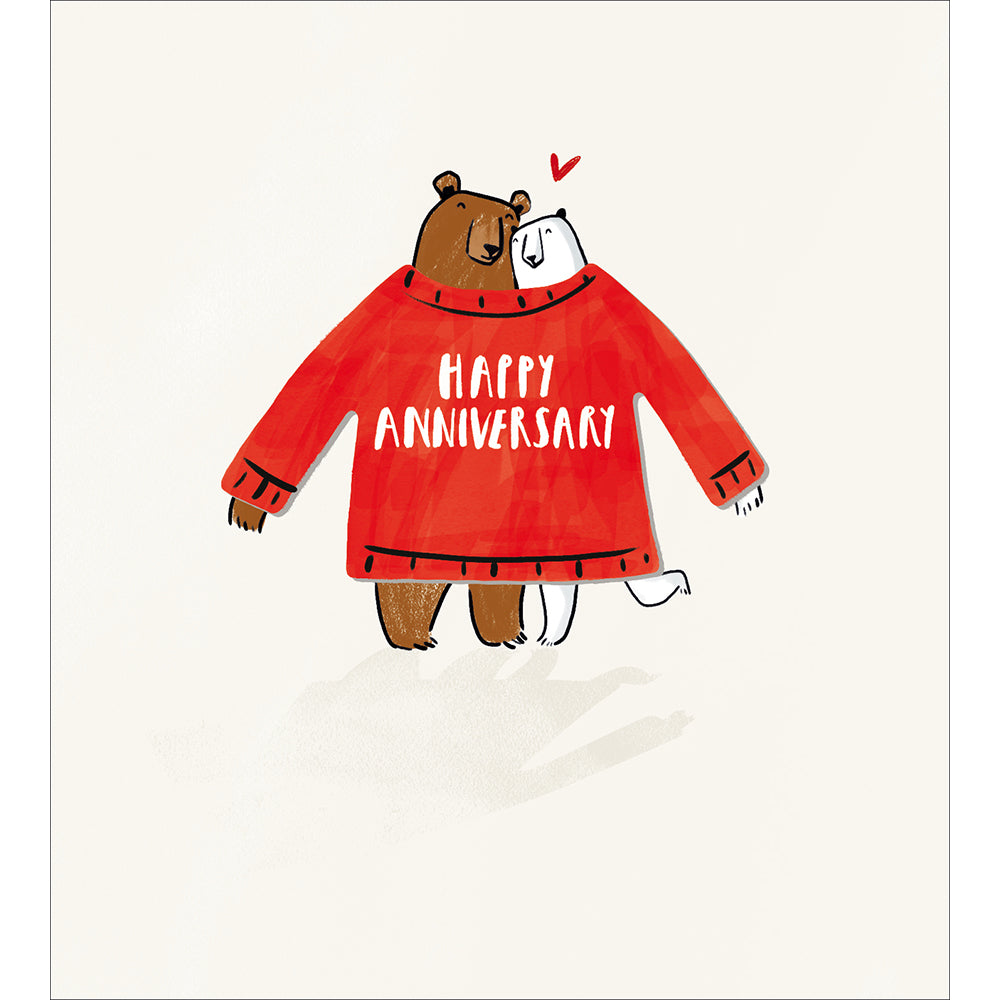 Bear Jumper Anniversary Card from Penny Black
