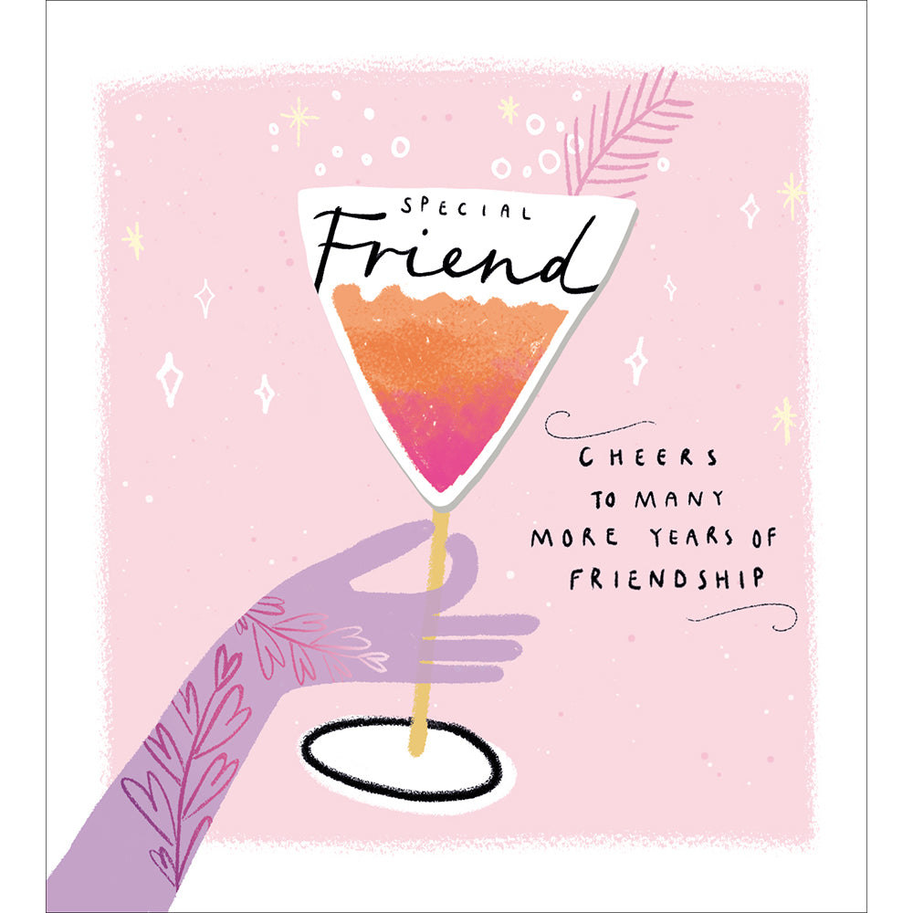 Special Friend Cocktail Toast Friendship Card from Penny Black