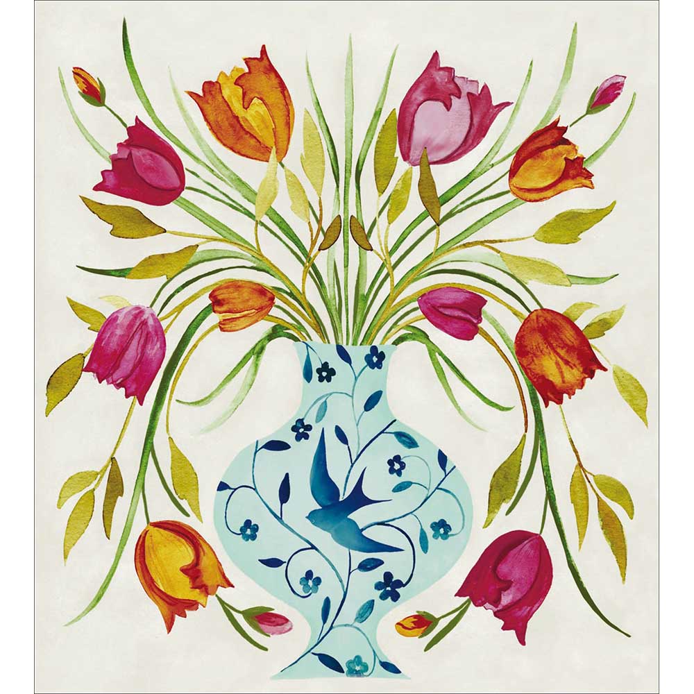 Floral Vase With Tulips Art Card at Penny Black