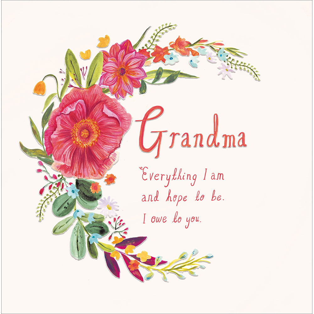 Floral Arc Grandma Mother&#39;s Day Card by Penny Black
