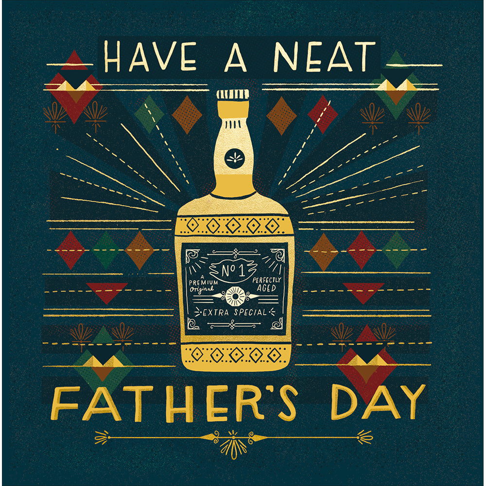Whisky Have A Neat Father's Day Card By Penny Black