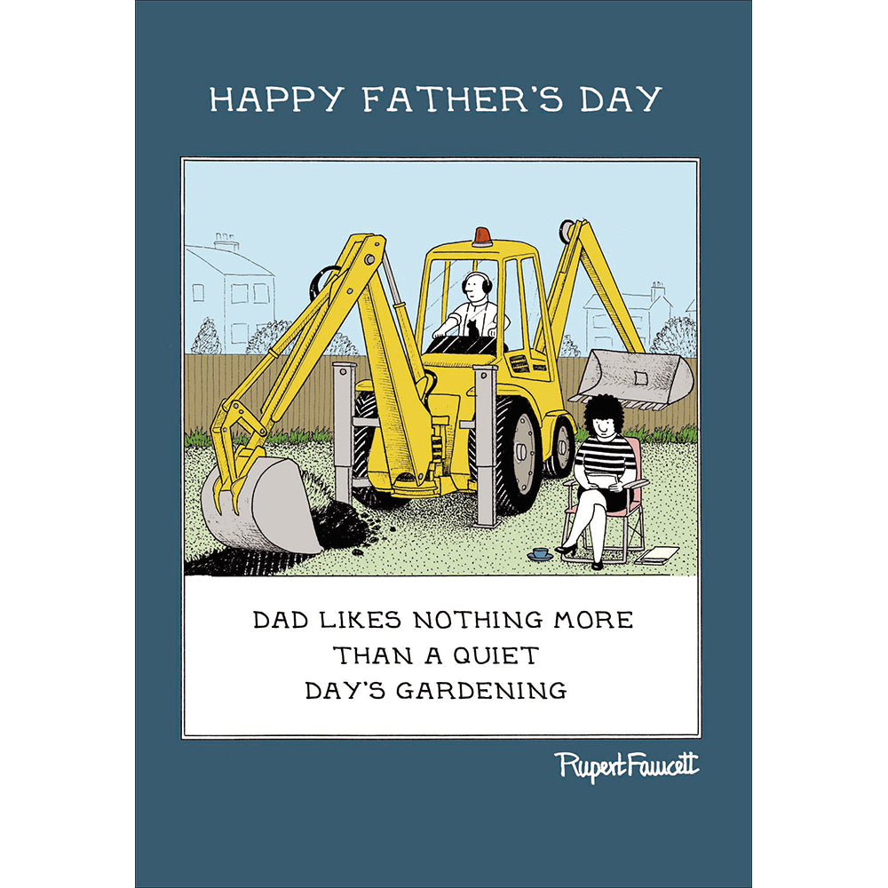 Quiet Day's Gardening Dad Father's Day Card By Penny Black