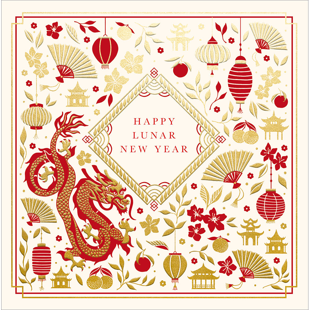 Golden Icons Lunar New Year Card by penny black
