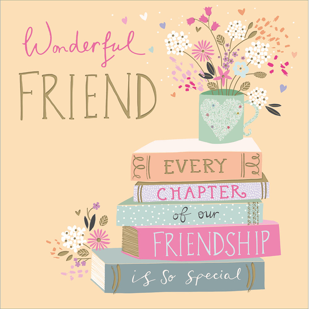 Books Every Chapter Is Special Friend Birthday Card from Penny Black