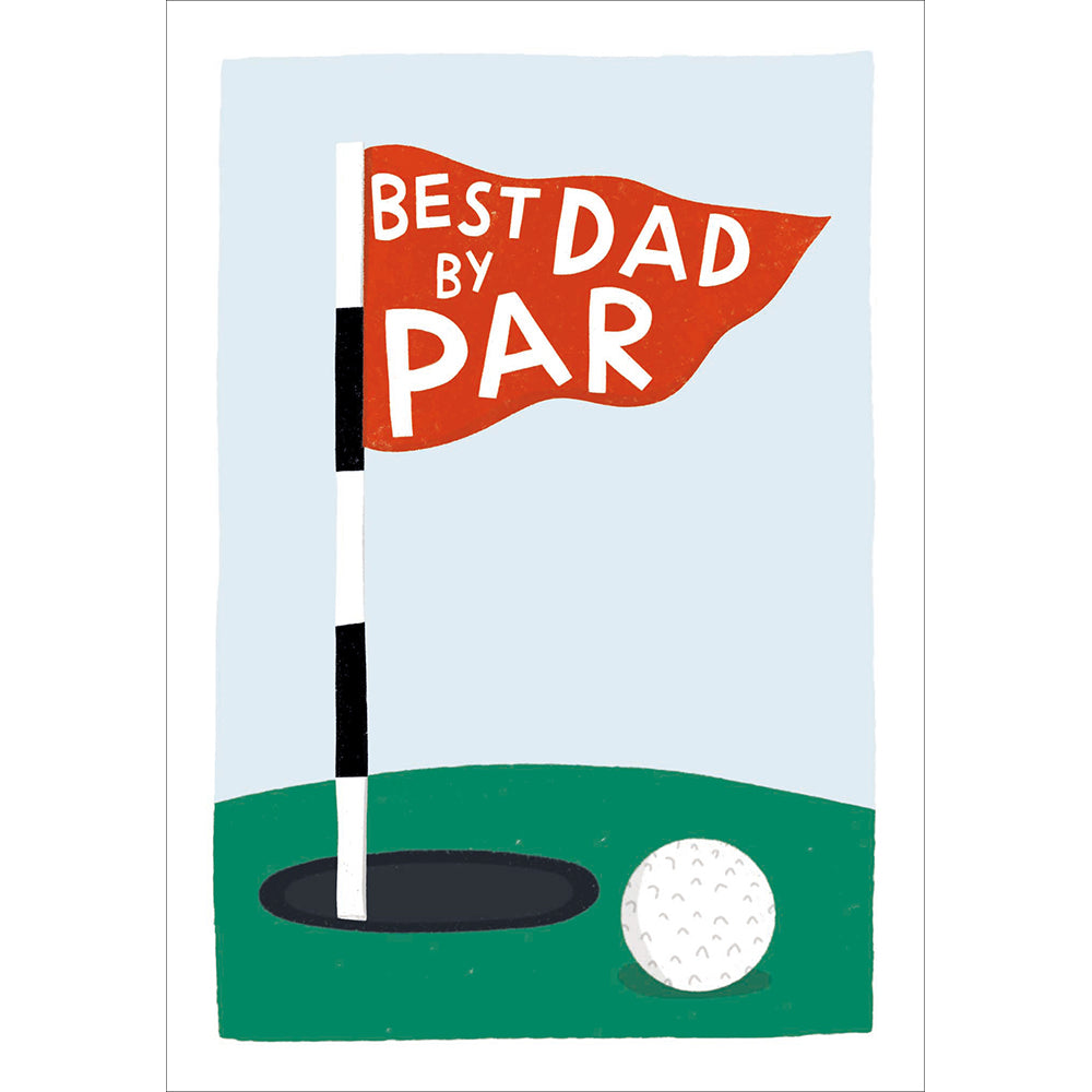 Best Dad By Par Golf Themed Birthday Card at Penny Black