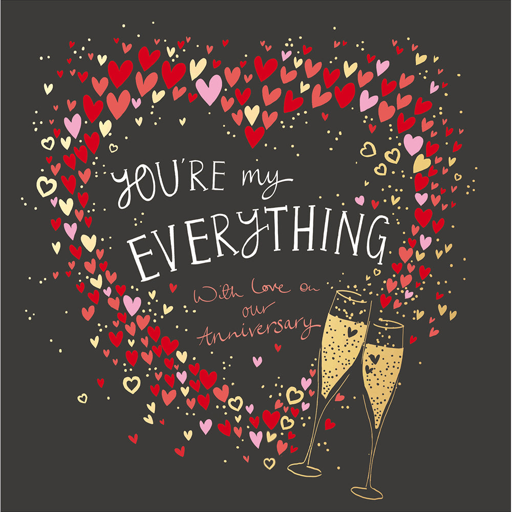 You're My Everything Wedding Anniversary Card at Penny Black