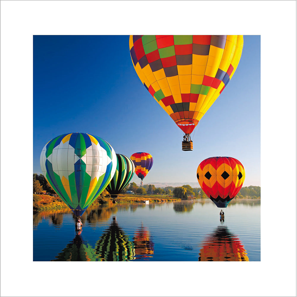 Hot Air Balloons Photographic Card at Penny Black