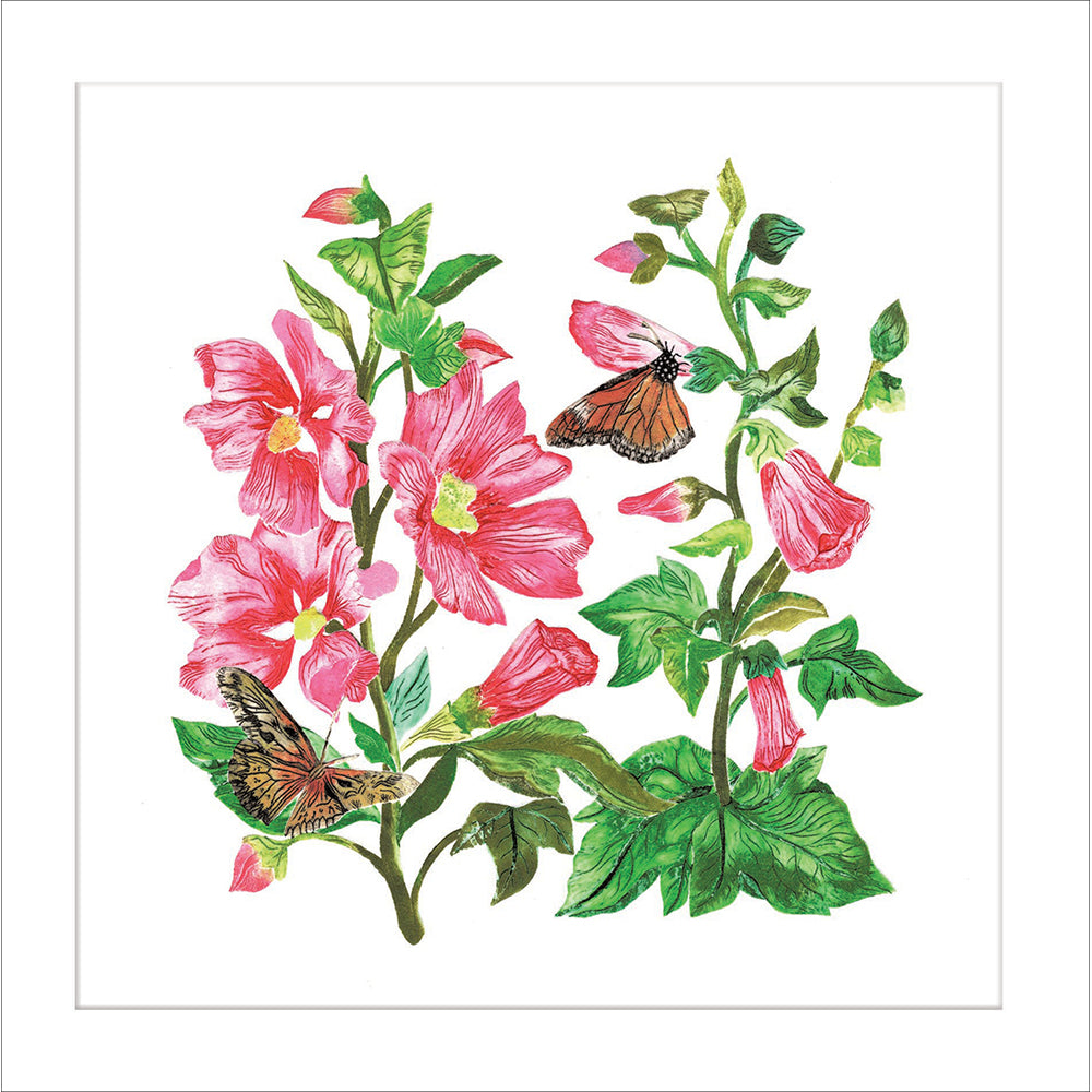 Tranquillity Butterflies & Flowers Card from Penny Black
