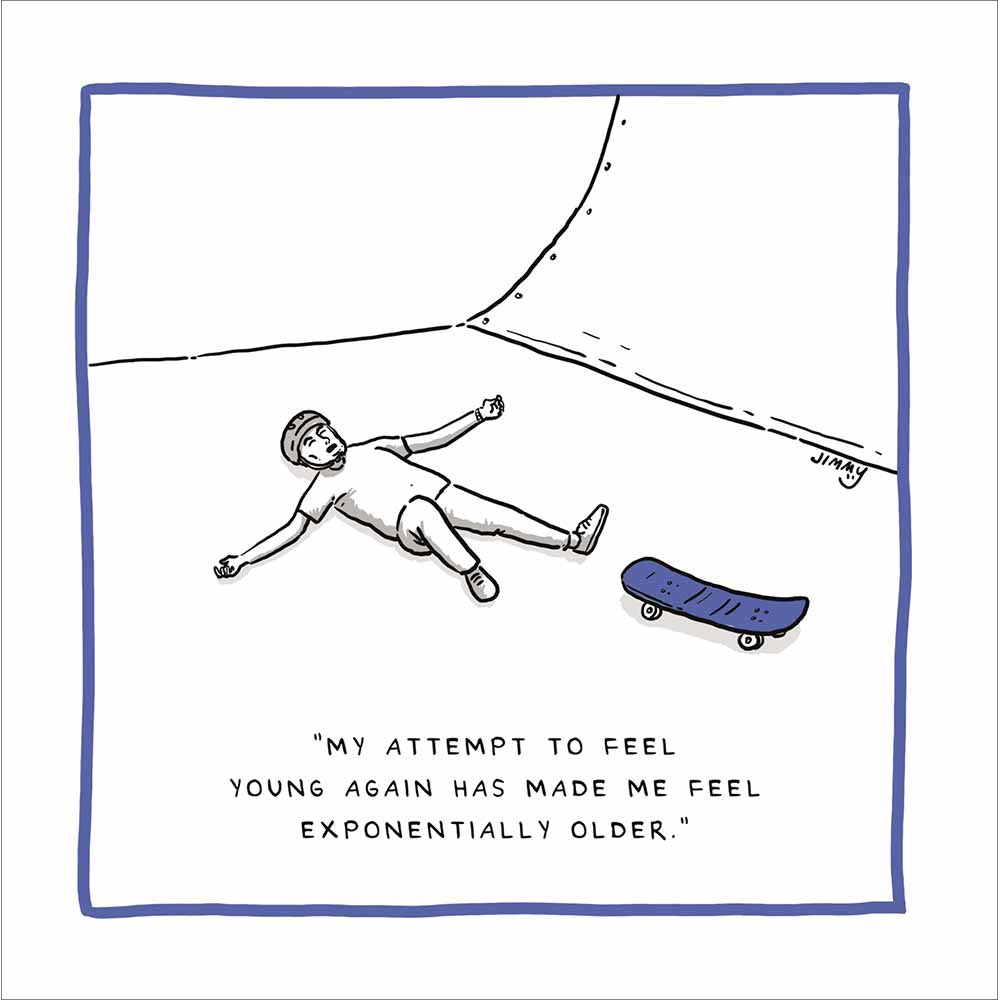 I Feel Exponentially Older Funny Card at Penny Black