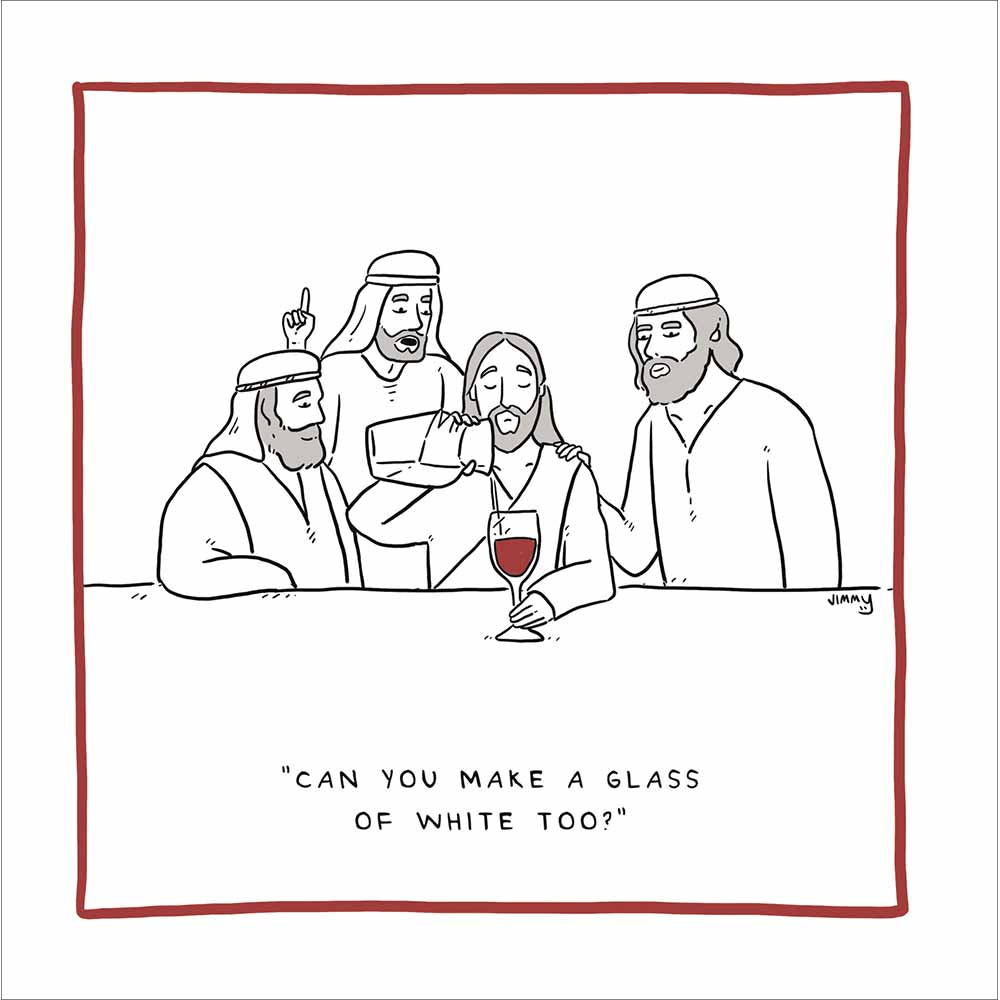 Now Do White Wine Funny Card at Penny Black