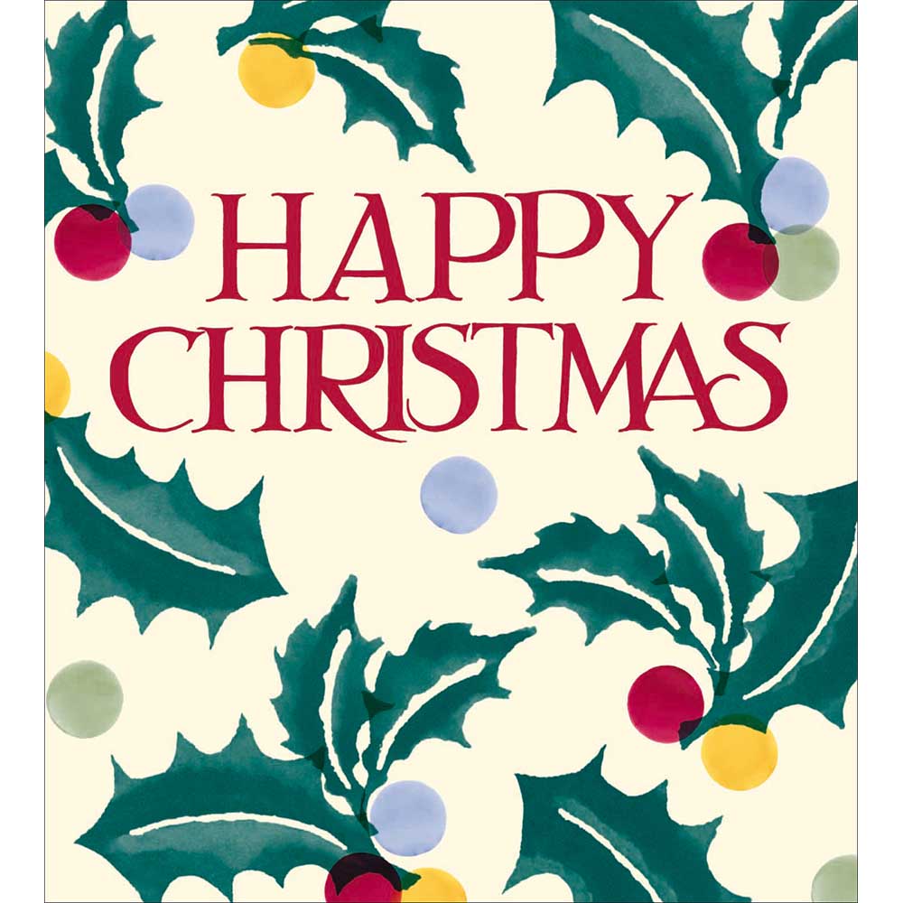 Merry And Bright Emma Bridgewater Charity Christmas Card 5 Pack by penny black