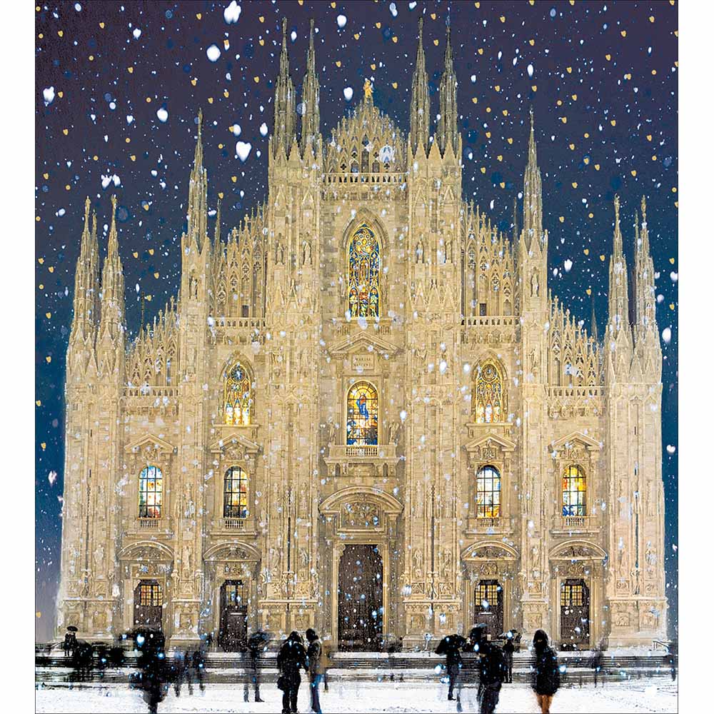 Duomo Di Milano Charity Christmas Card 5 Pack by penny black