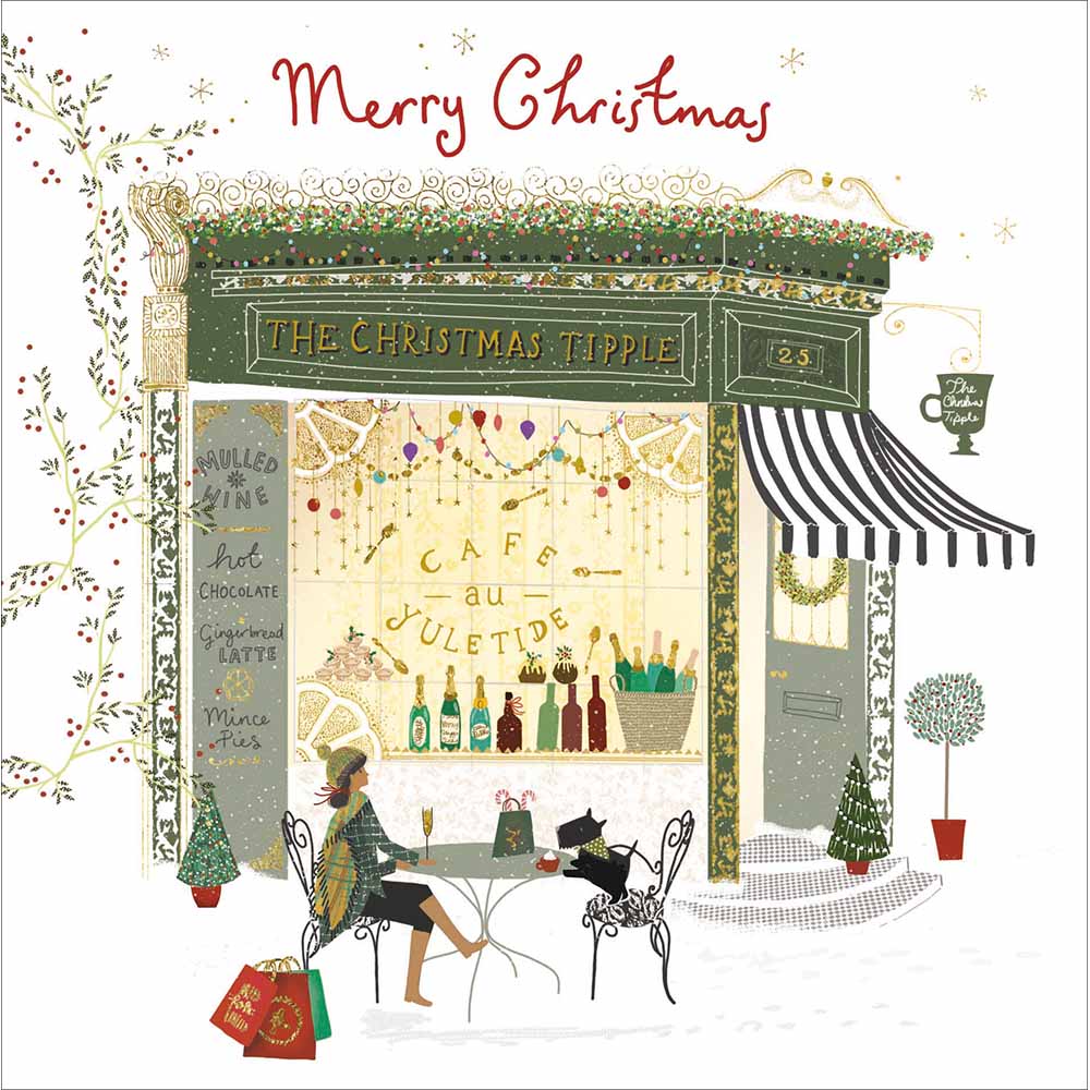 Cafe Au Yuletide Christmas Card by penny black