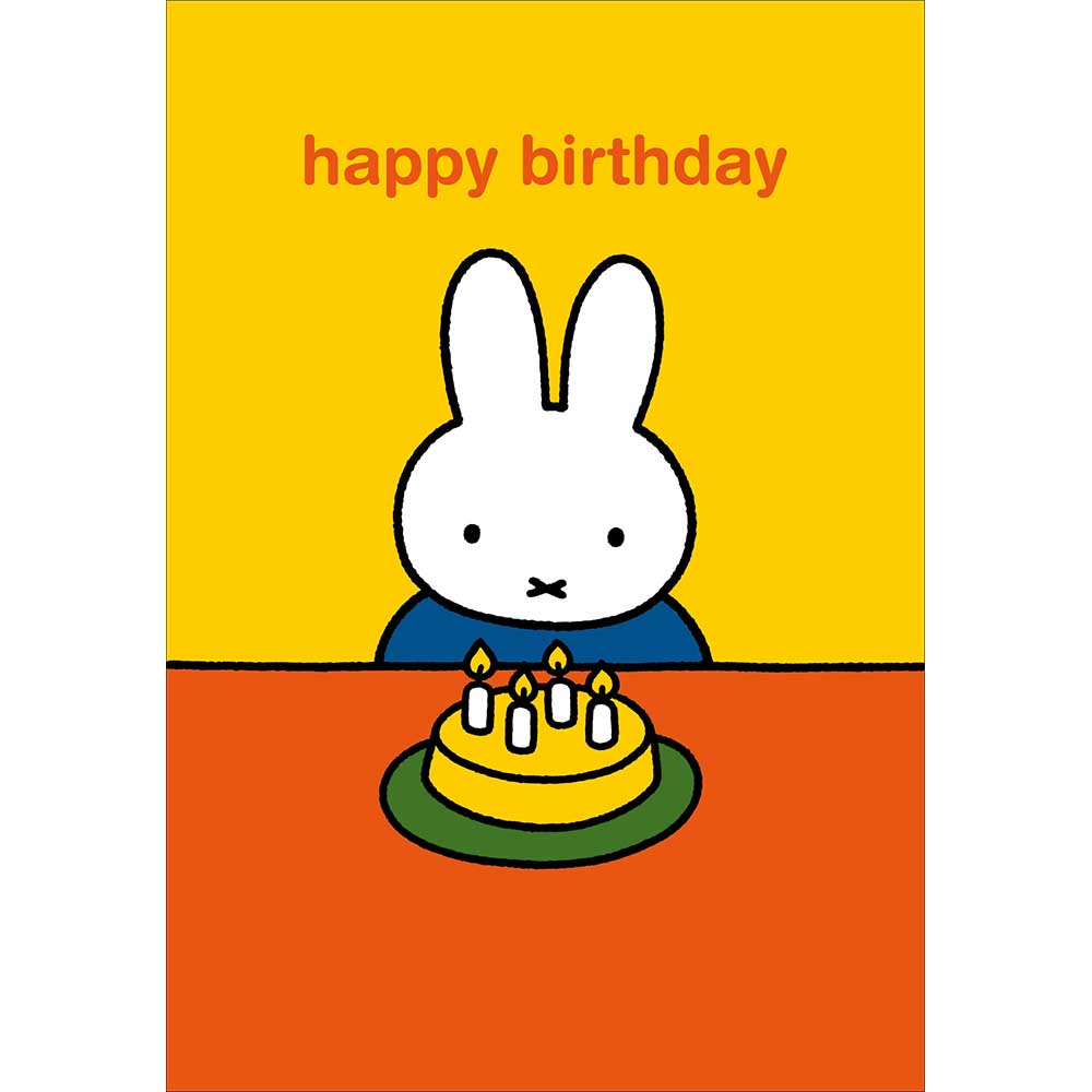 Miffy With Birthday Cake Card at Penny Black