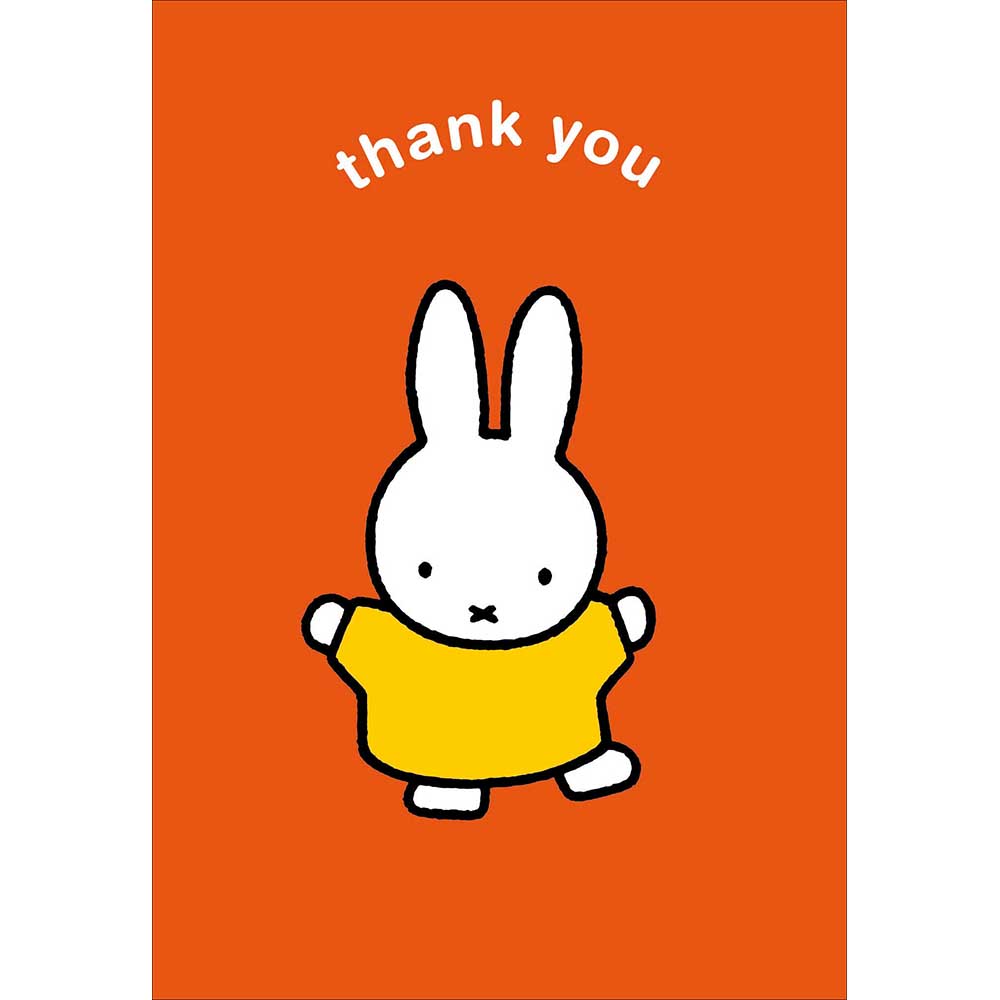 Miffy Yellow Dress Thank You Card from Penny Black