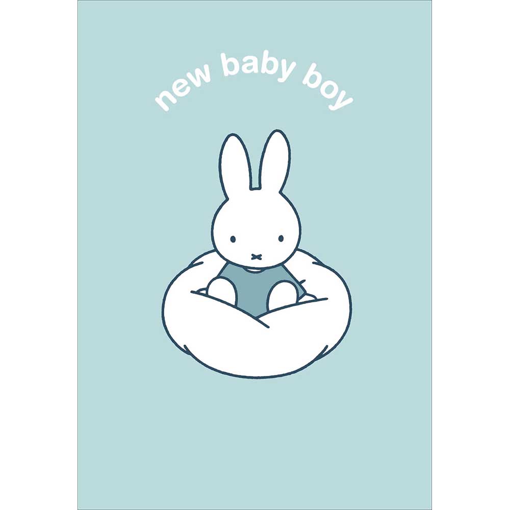 Miffy New Baby Boy Card at Penny Black