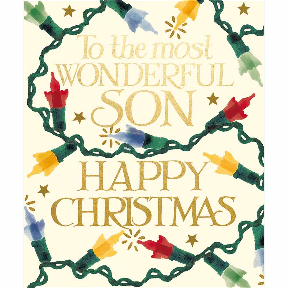 Emma Bridgewater Wonderful Son Lights Christmas Card by penny black