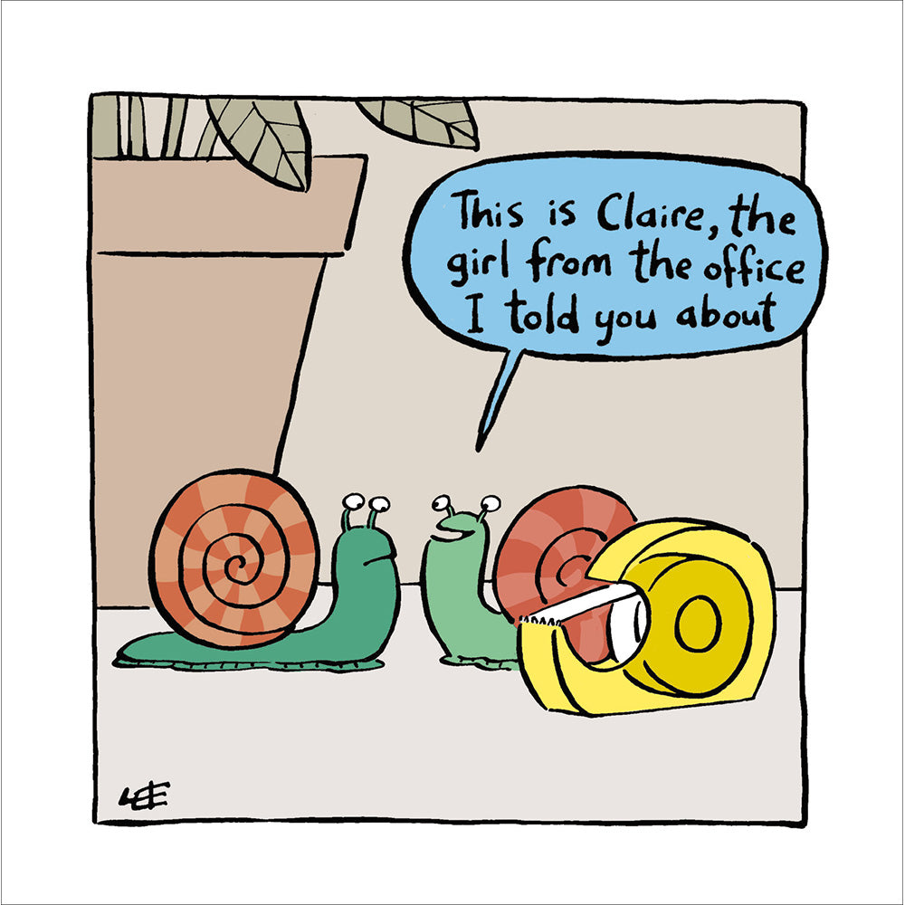 Claire From The Office Funny Card By Penny Black