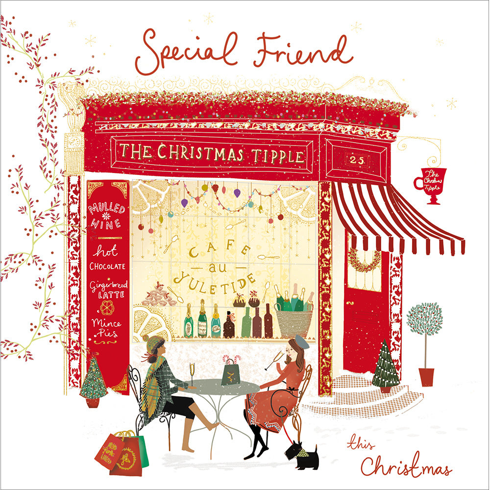Christmas Tipple Shop Special Friend Christmas Card by penny black