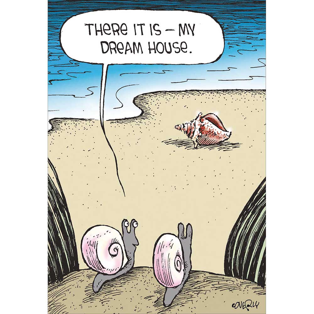 Dream House Funny New Home Card from Penny Black