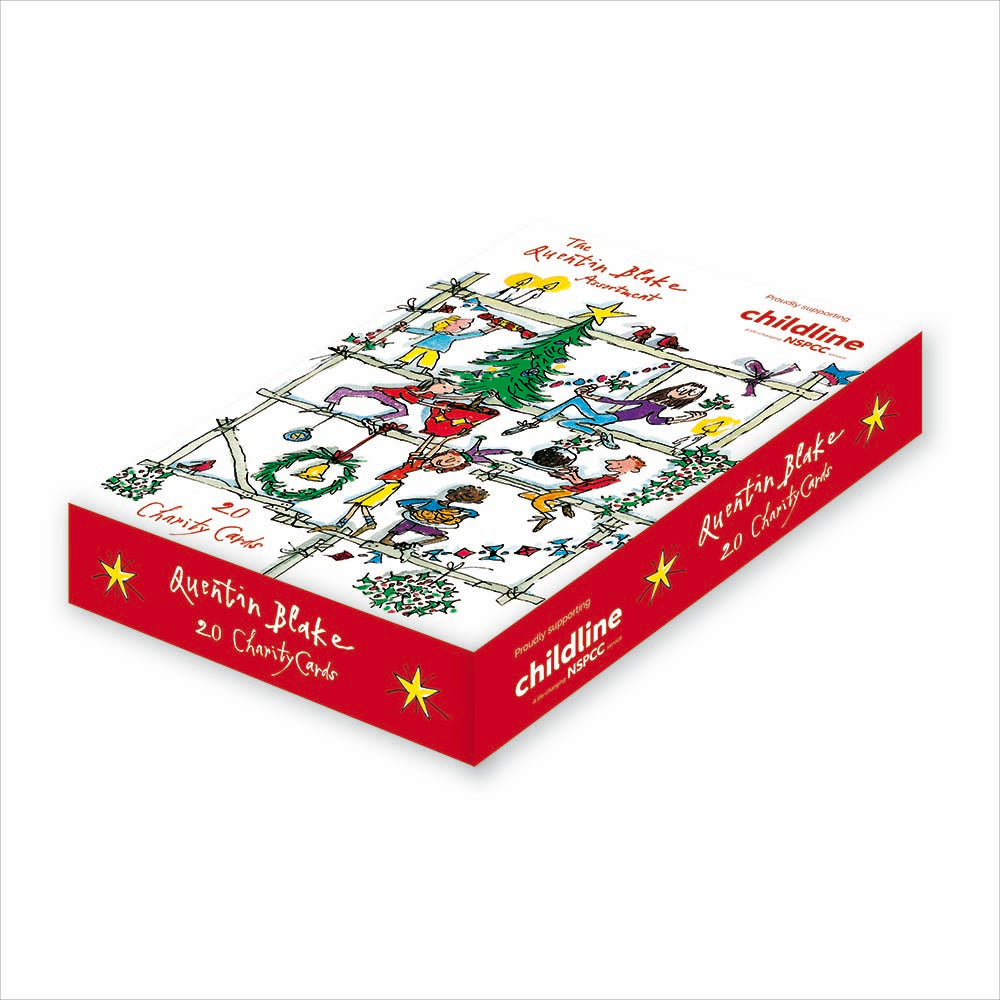 Quentin Blake 2025 Charity Christmas Card Box Of 20 by penny black