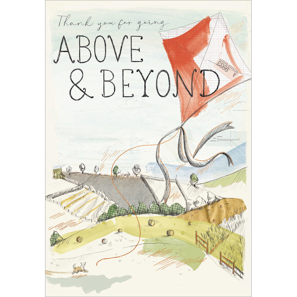 Thank You For Going Above And Beyond Card By Penny Black