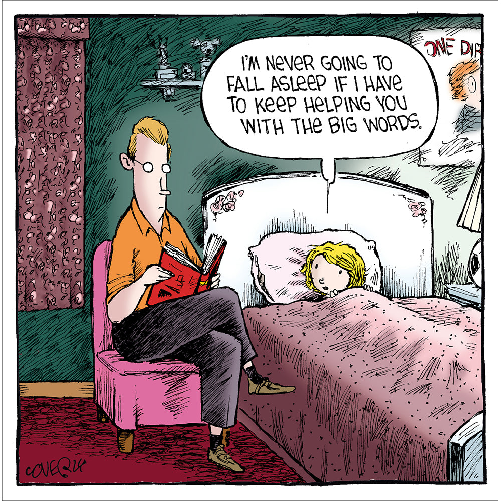 Never Going To Sleep Funny Father's Day Card By Penny Black