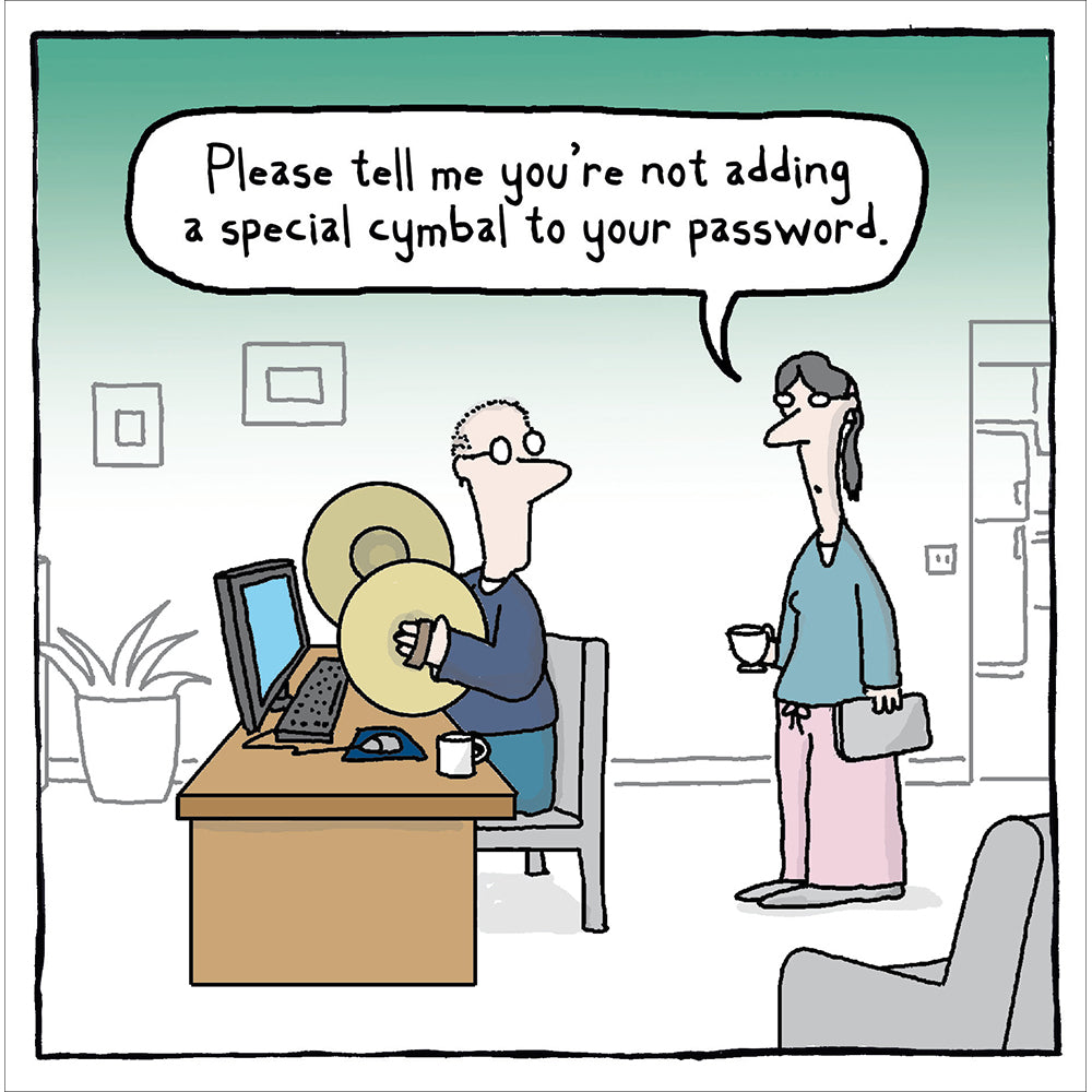 Special Password Funny Father's Day Card By Penny Black