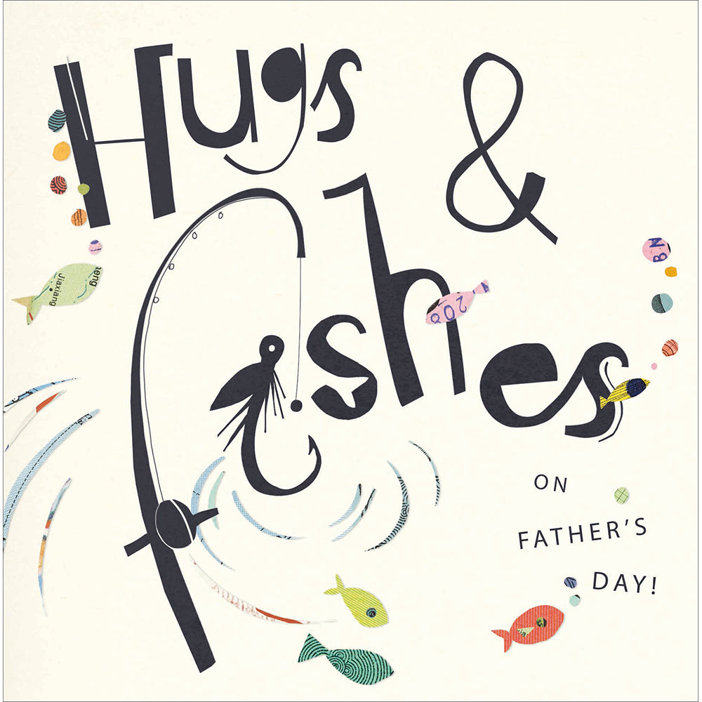 Hugs & Fishes On Father's Day Card By Penny Black