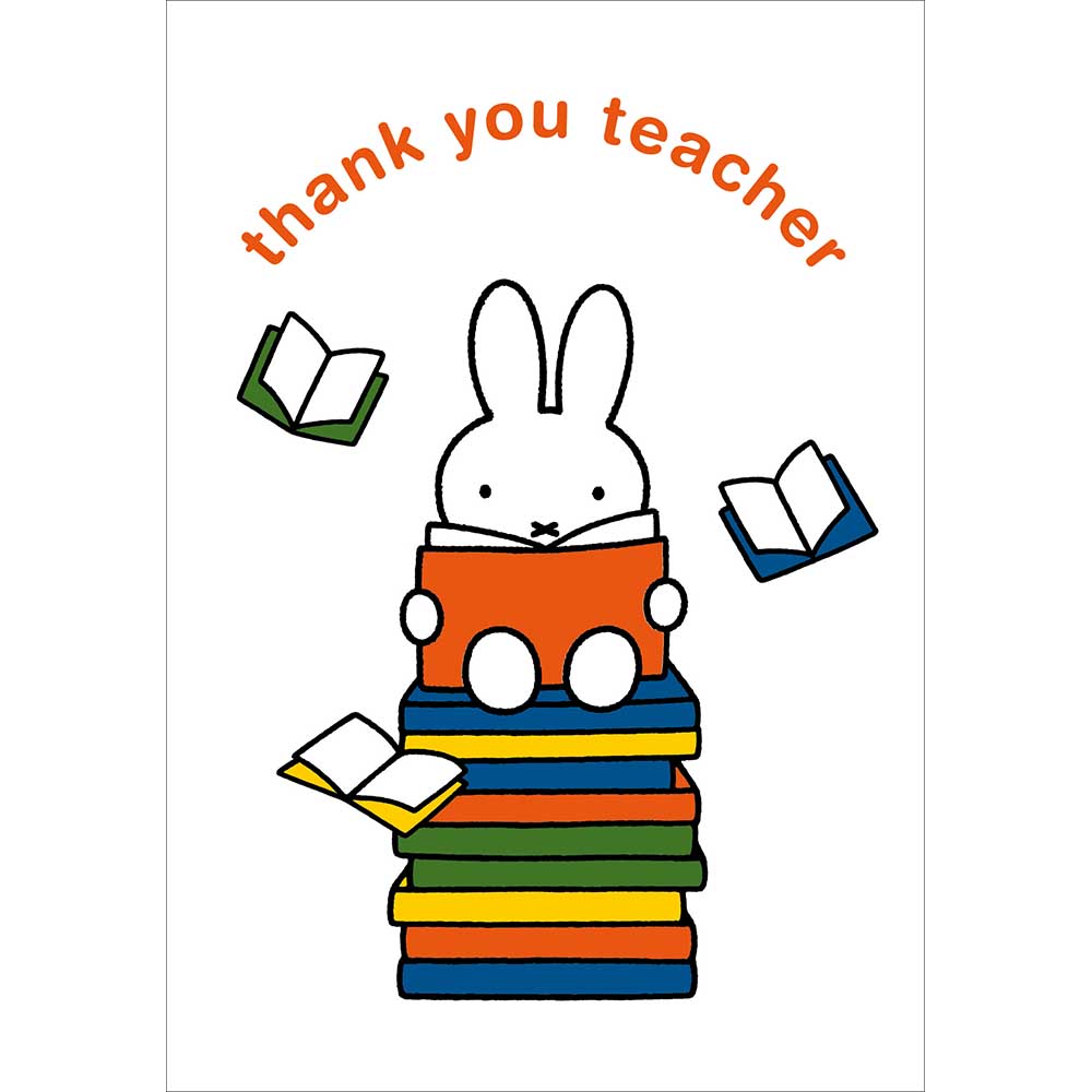Miffy Thank You Teacher Card By Penny Black