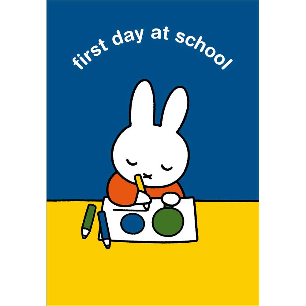 Miffy First Day At School Card By Penny Black
