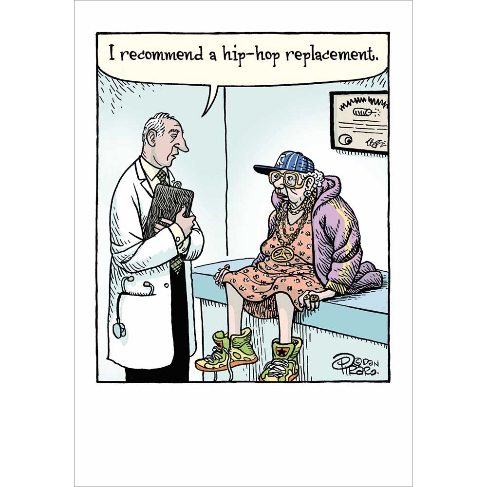 Hip Hop Replacement Funny Card at Penny Black