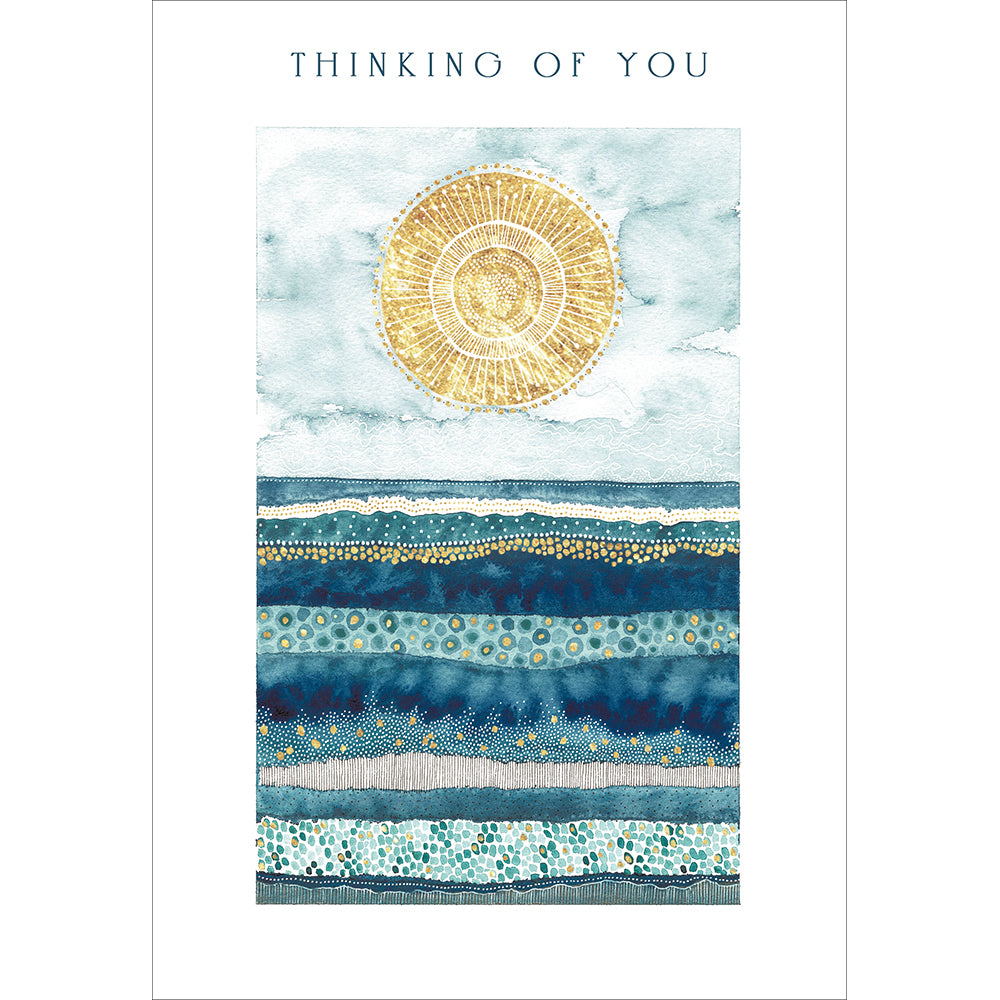 The Sun & The Sea Thinking Of You Empathy Card at Penny Black