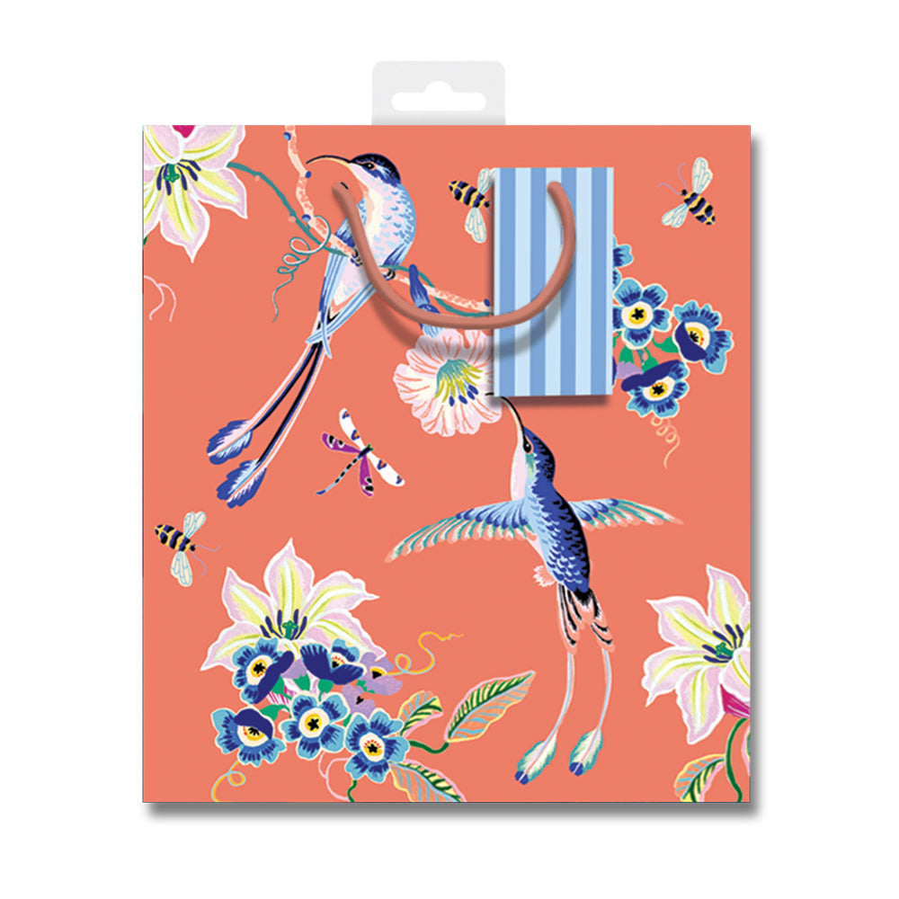 Botanicals &amp; Birds Medium Gift Bag By Penny Black