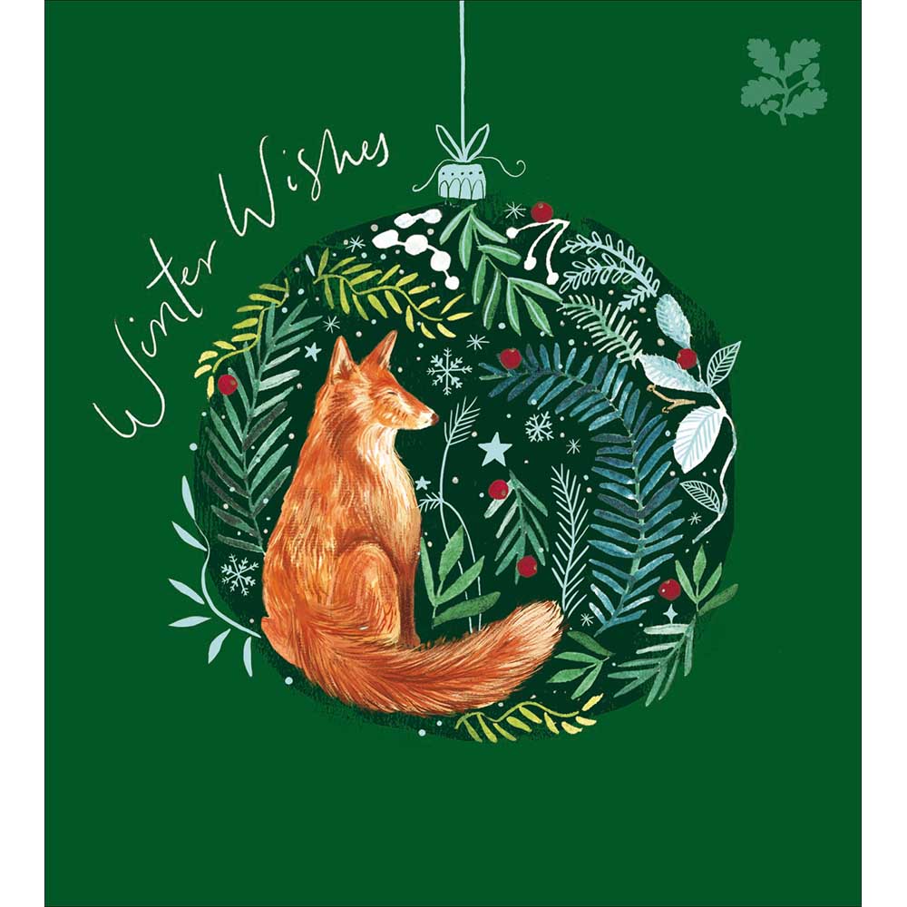 Cosy Winter Wishes Charity Christmas Card 5 Pack by penny black