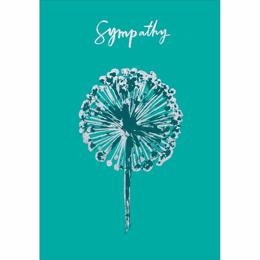 Allium Head Sympathy Card By Penny Black