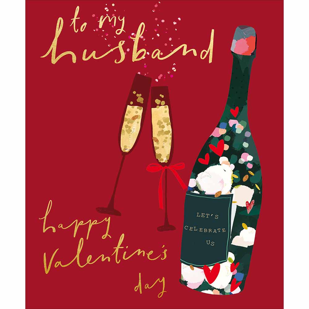 Let's Celebrate Us Husband Valentine's Day Card By Penny Black