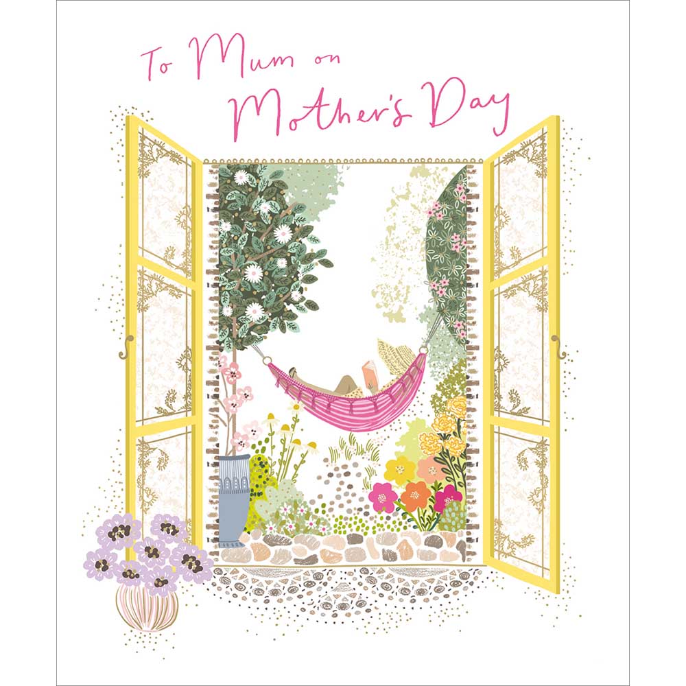 Relaxing In The Garden Mother's Day Card By Penny Black