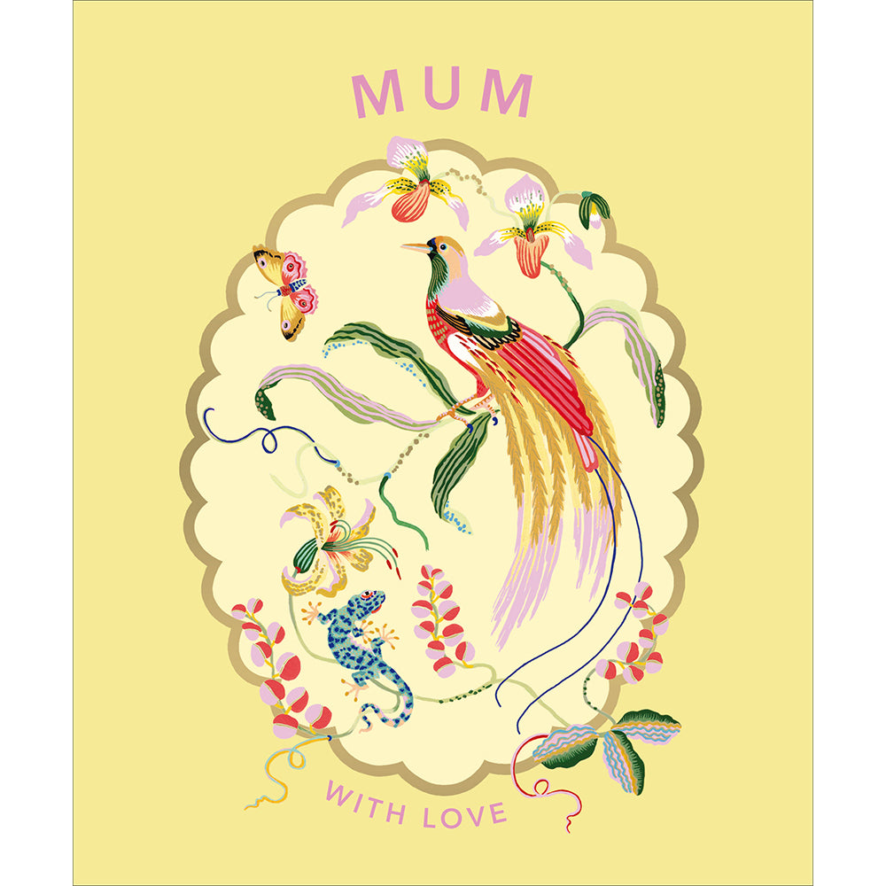 Paradise Bird Mum With Love Mother's Day Card By Penny Black