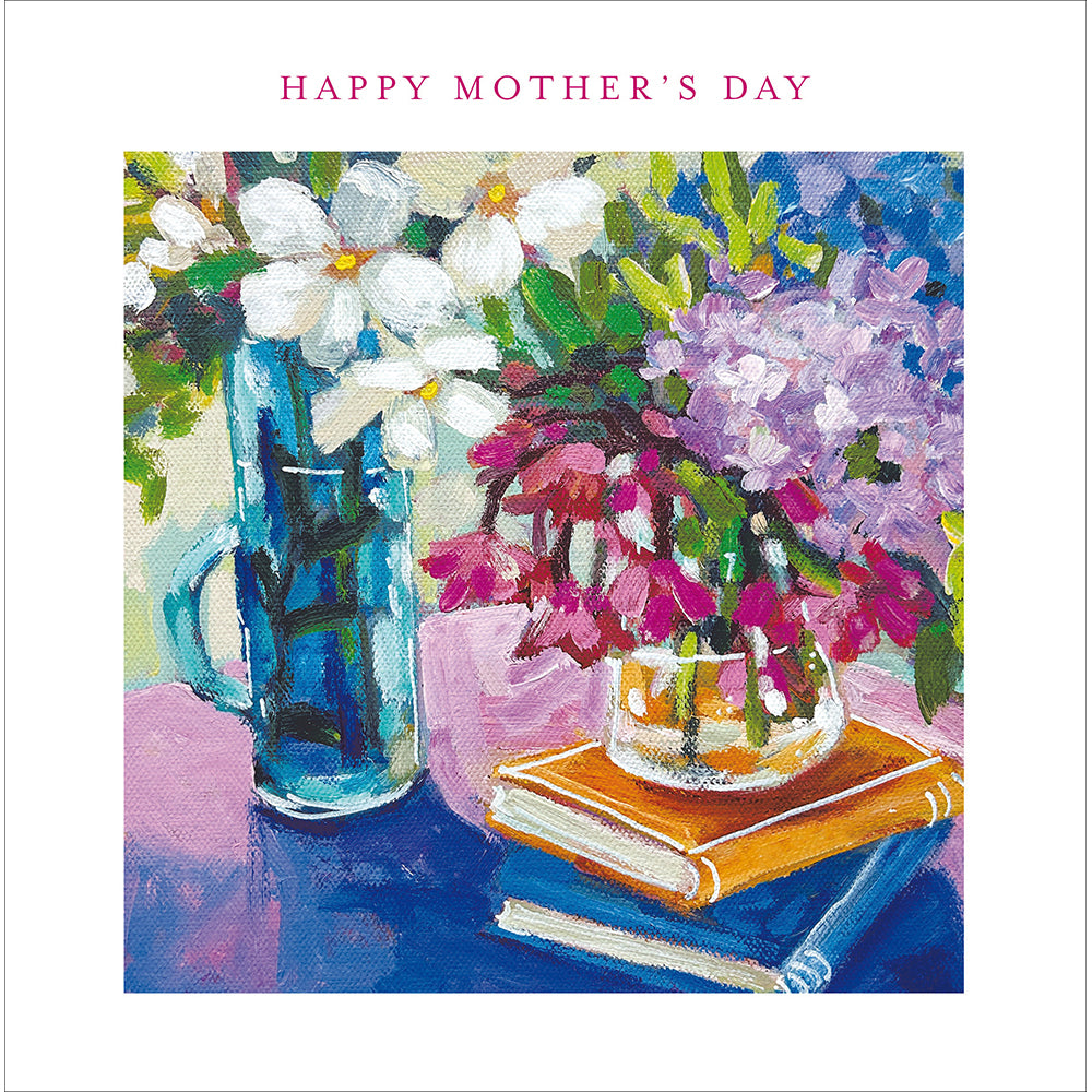 Two Vases Of Flowers Mother's Day Card By Penny Black