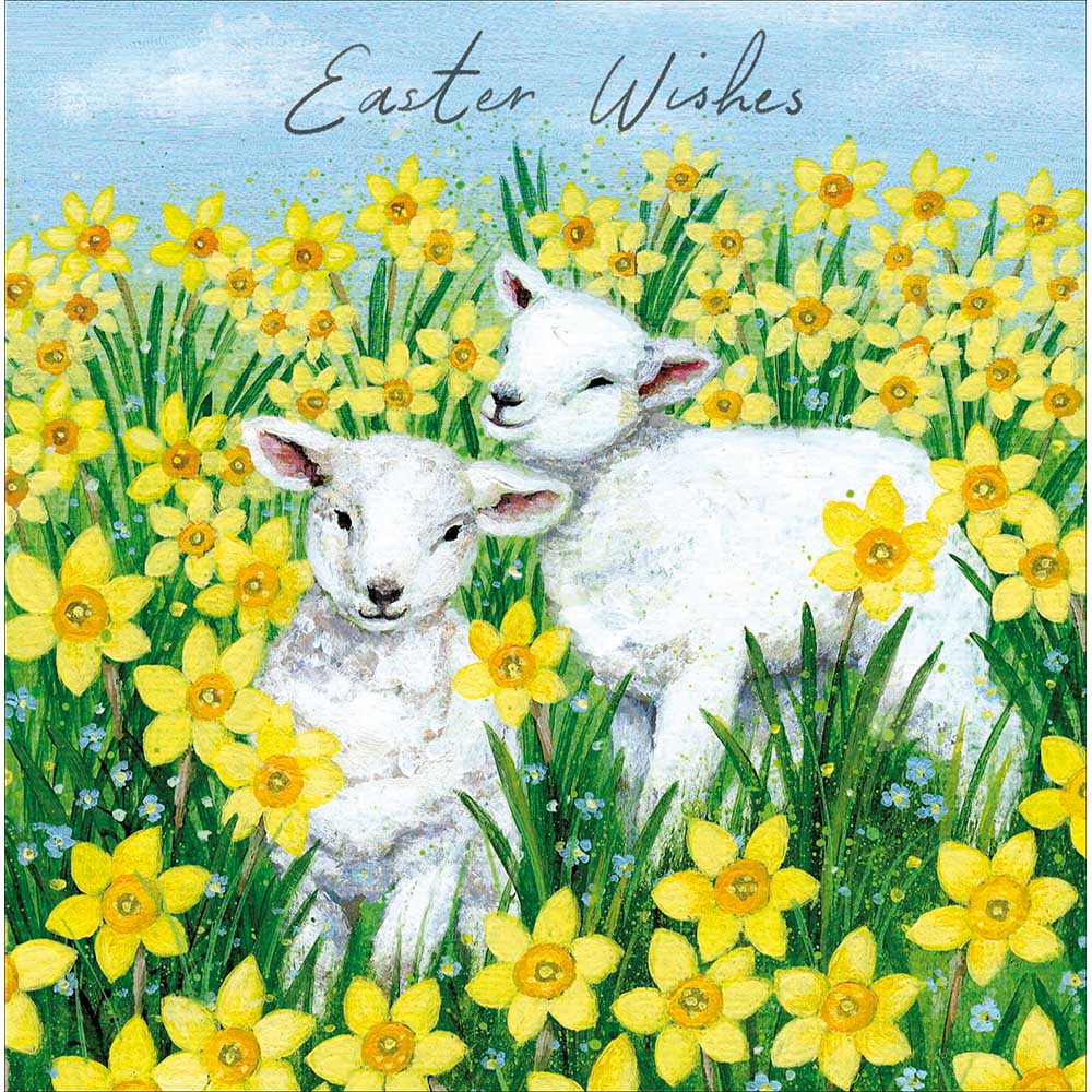 Little Smiling Lambs 2026 Easter Card By Penny Black