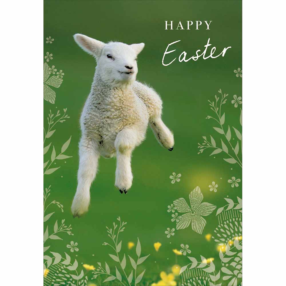 Leaping Lamb 2026 Easter Card By Penny Black