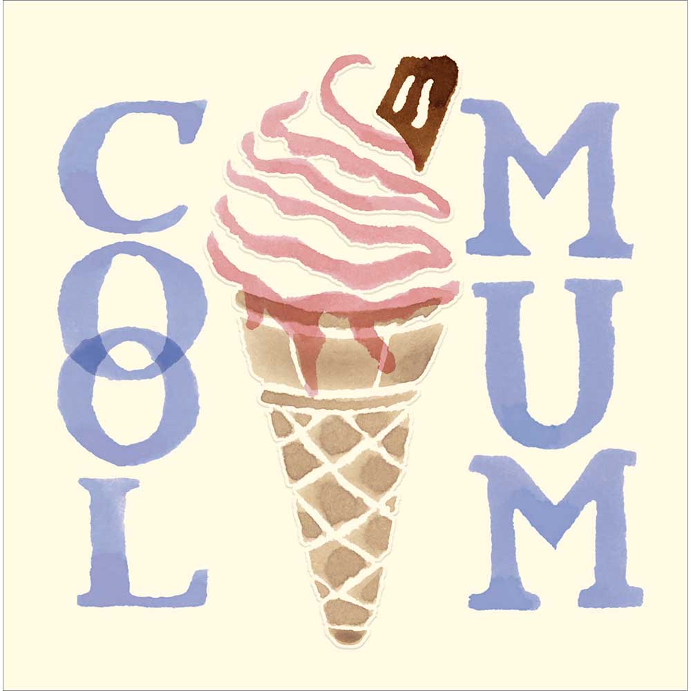 Cool Mum Ice Cream Cone Mother's Day Card By Penny Black