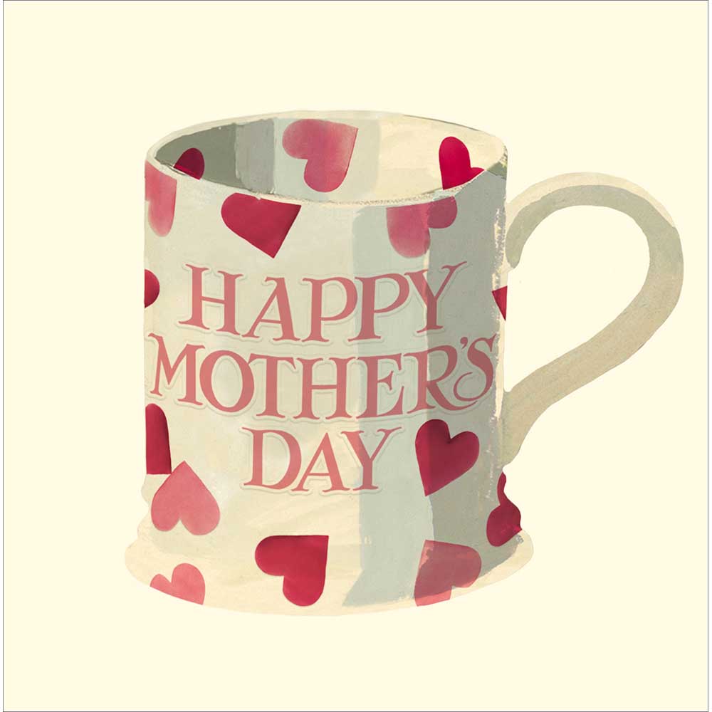 Emma Bridgewater Hearts Mug Mother's Day Card By Penny Black