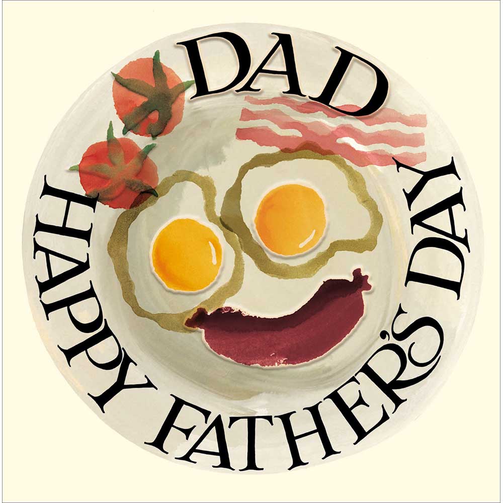 Funny Face Fry Up Emma Bridgewater Father's Day Card By Penny Black
