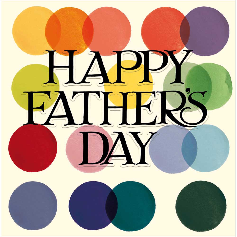Sponge Spots Emma Bridgewater Father's Day Card By Penny Black
